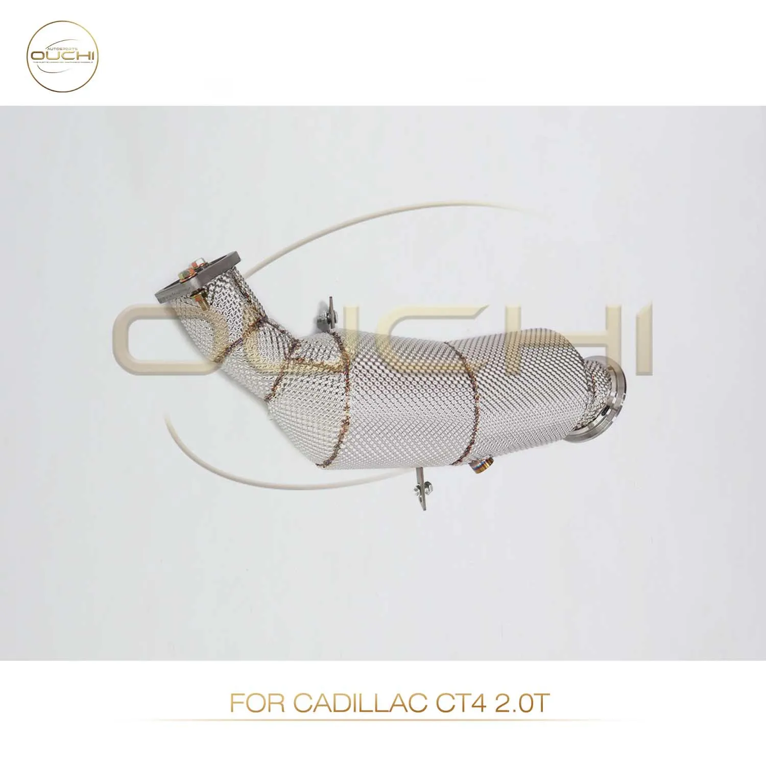 High Flow Performance Downpipe For Cadillac CT4 2.0T OUCHI Exhaust System With Heat Shield Racing Pipe Stainless Steel
High Flow Performance Downpipe For Cadillac CT4 2.0T OUCHI Exhaust System With Heat Shield Racing Pipe Stainless Steel