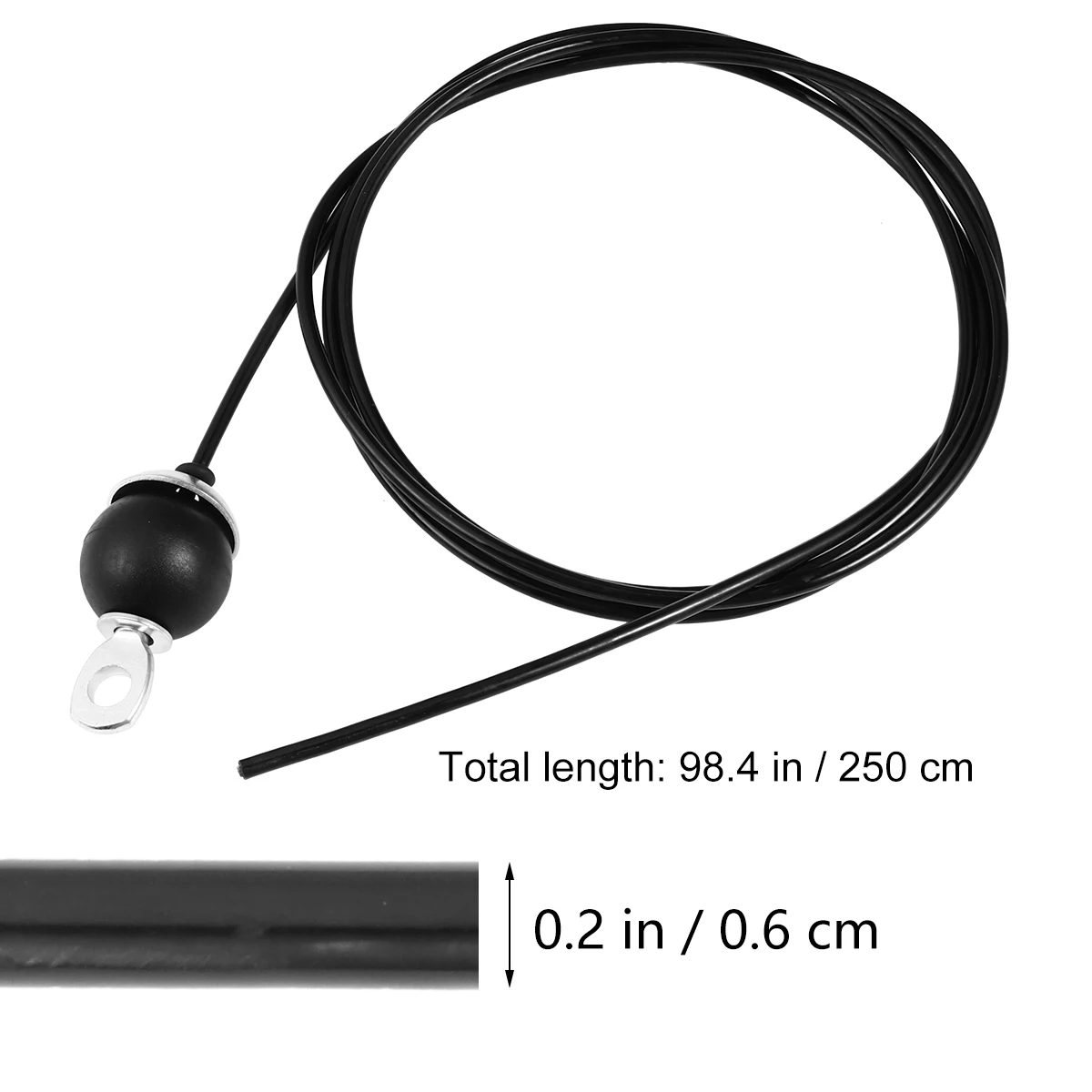 Steel Wire Rope Accessories Set 1 Wrench 2 Clamps 1 Thimble Black Color Durable Fitness Pulley Cable Gym Equipment Home Use
Steel Wire Rope Accessories Set 1 Wrench 2 Clamps 1 Thimble Black Color Durable Fitness Pulley Cable Gym Equipment Home Use