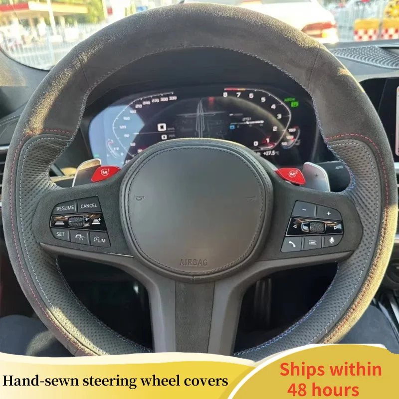 Custom Car Steering Wheel Cover Suede For BMW M Sport G30 G31 G32 G20 G21 G14 G15 G16 X3 G01 X4 G02 Car Interior Car Styling
Custom Car Steering Wheel Cover Suede For BMW M Sport G30 G31 G32 G20 G21 G14 G15 G16 X3 G01 X4 G02 Car Interior Car Styling