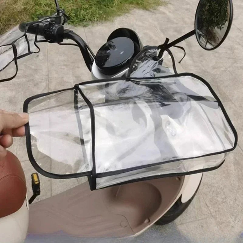 Waterproof Handlebar Mittens Motorcycle Large Rain Cover Transparent Windproof Handlebar Mittens Winter Riding Handle Cover
Waterproof Handlebar Mittens Motorcycle Large Rain Cover Transparent Windproof Handlebar Mittens Winter Riding Handle Cover