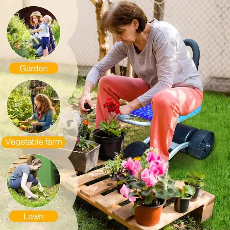 360 Degree Rotating Gardening Seat Foldable Gardening Seat With Adjustable Height Smooth Sturdy Gardening Workseats Rolling
360 Degree Rotating Gardening Seat Foldable Gardening Seat With Adjustable Height Smooth Sturdy Gardening Workseats Rolling
