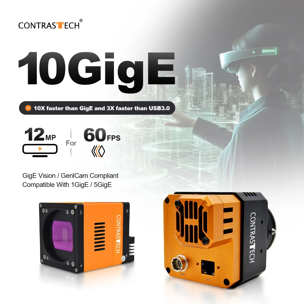Manufacturer 12MP IMX253 10GigE Color Acquisition Vision Machine Detection Robot Camera for High Resolution Inspection
Manufacturer 12MP IMX253 10GigE Color Acquisition Vision Machine Detection Robot Camera for High Resolution Inspection