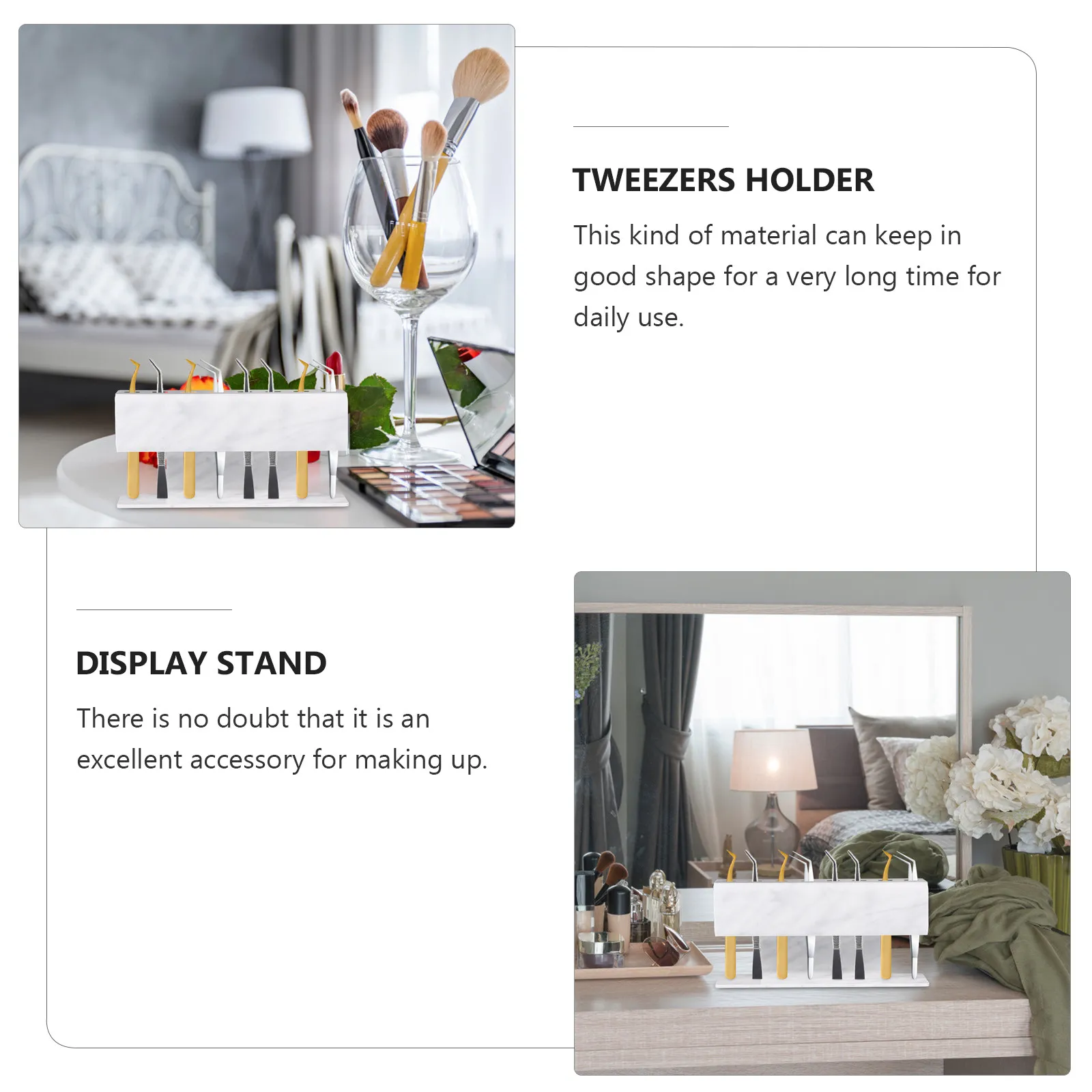 Подставка-держатель для пинцетов для наращивания ресниц на 8 позиций, акриловая, для хранения и организации косметических инструментов
Подставка-держатель для пинцетов для наращивания ресниц на 8 позиций, акриловая, для хранения и организации косметических инструментов