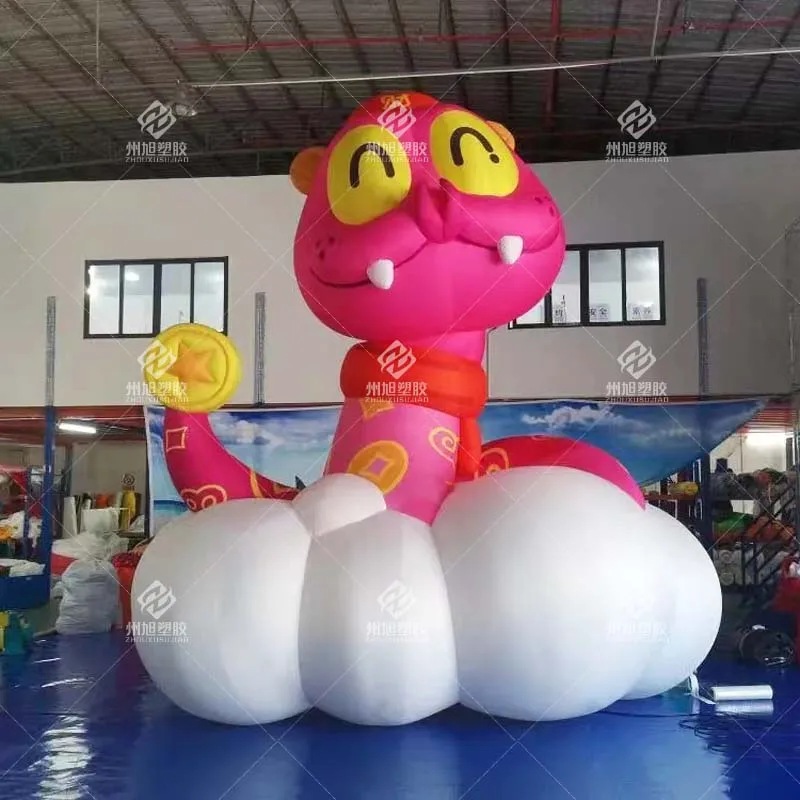 Creative Design Inflatable Snake with Inflatable Equipment,New Year Decoration Prop
Creative Design Inflatable Snake with Inflatable Equipment,New Year Decoration Prop