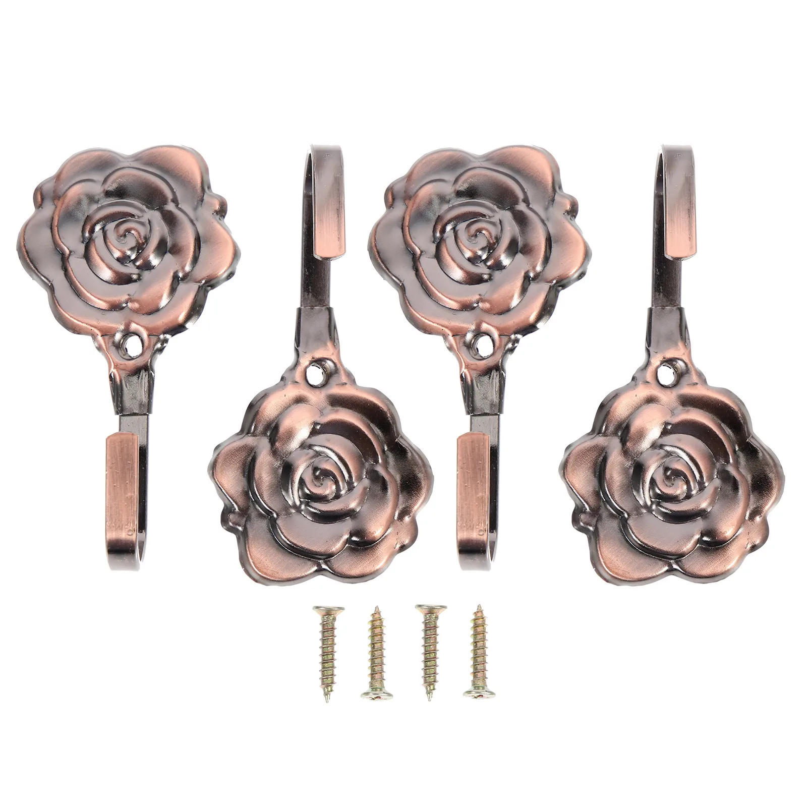4 Sets Curtain Holdbacks Drapes Hooks Wall Mounted Tiebacks for Curtains Decorative Iron Retro Style Bedroom Bathroom Living
4 Sets Curtain Holdbacks Drapes Hooks Wall Mounted Tiebacks for Curtains Decorative Iron Retro Style Bedroom Bathroom Living