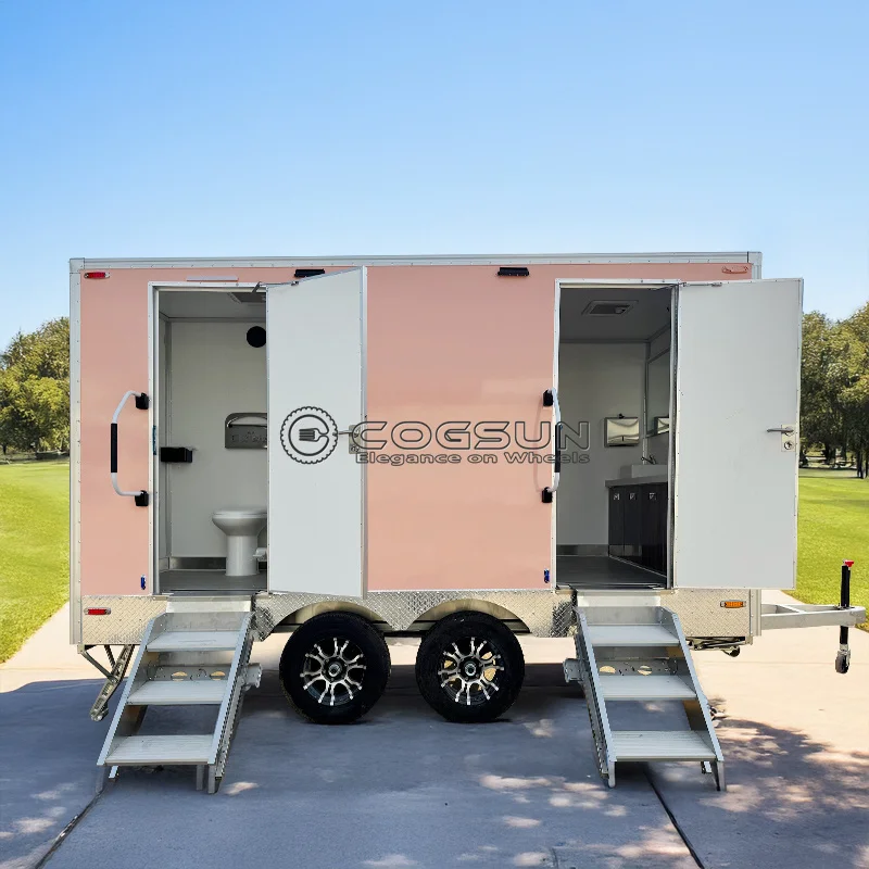 Luxury Portable Toilet Trailer – Customizable and Sophisticated Outdoor Bathroom with Shower
Luxury Portable Toilet Trailer – Customizable and Sophisticated Outdoor Bathroom with Shower
