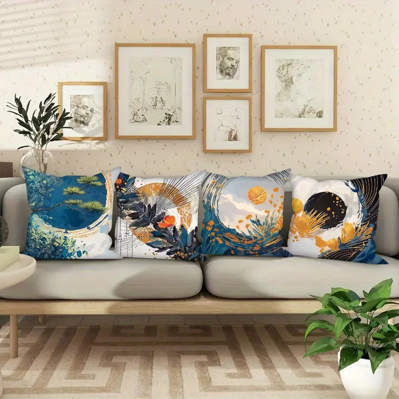 4pcs double-sided Printed Pillow Covers, Japanese Wave Pine Decorative Throw Pillow Cases, Modern Home Decor Cushion Covers 4pcs
4pcs double-sided Printed Pillow Covers, Japanese Wave Pine Decorative Throw Pillow Cases, Modern Home Decor Cushion Covers 4pcs