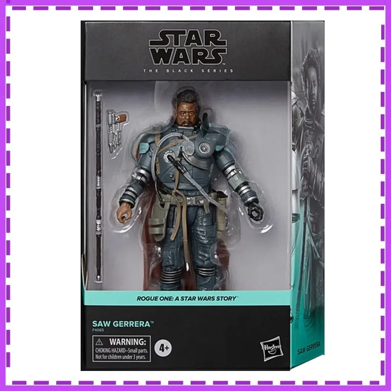 Hasbro Anime Star Wars The Black Series Saw Gerrera Gifts for Children Active Joint Genuine Action Figure Model Toys
Hasbro Anime Star Wars The Black Series Saw Gerrera Gifts for Children Active Joint Genuine Action Figure Model Toys