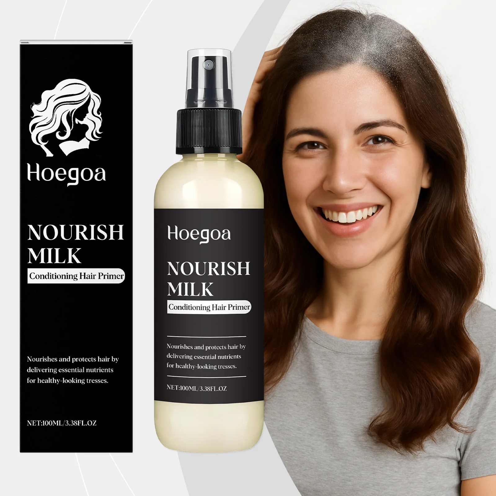 Milk Smooth Leave-In Hair Spray Hydrates Moisturizes Nourishes Scalp Enhances Hair Shine Supports Comfortable Hair Care
Milk Smooth Leave-In Hair Spray Hydrates Moisturizes Nourishes Scalp Enhances Hair Shine Supports Comfortable Hair Care