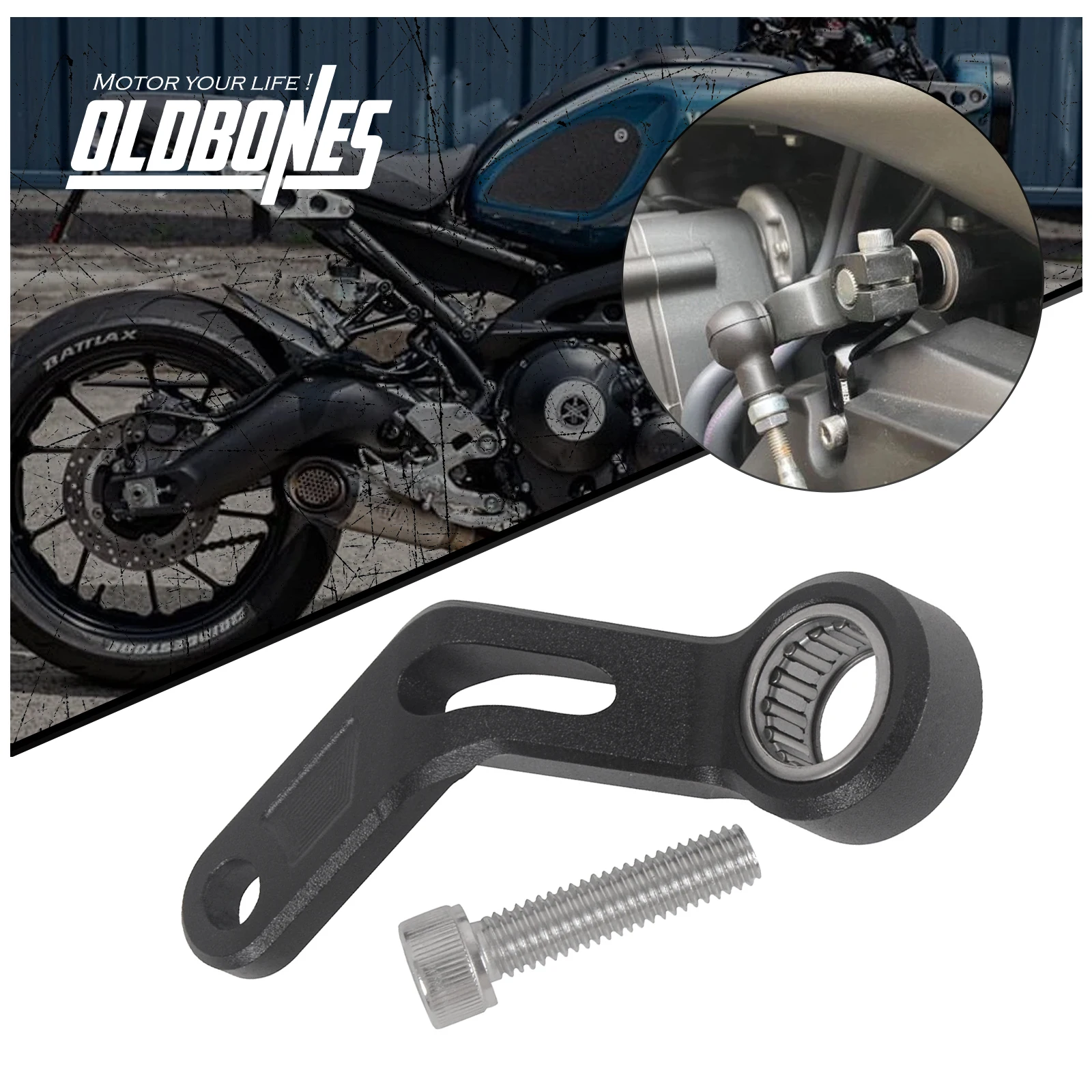 Oldbones Motorcycle Aluminium Gear Shift Support Black For Yamaha XSR900 2014+
Oldbones Motorcycle Aluminium Gear Shift Support Black For Yamaha XSR900 2014+
