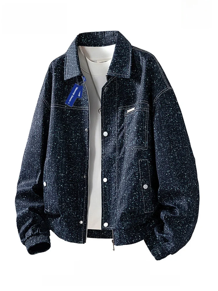 Wassup Dozen Men's Loose Fit Jaet Spring Autumn 2025 New Sle Trendy Brand Casual Faion Polyester Fabric oulder Sve
Wassup Dozen Men's Loose Fit Jaet Spring Autumn 2025 New Sle Trendy Brand Casual Faion Polyester Fabric oulder Sve