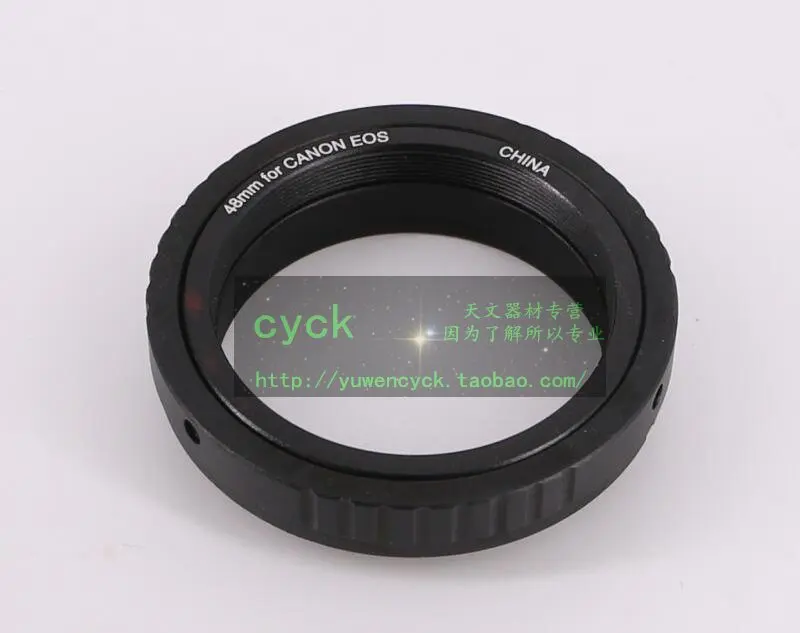Все металлические M48X0.75 подходят для Canon SLR штыковых астрономических телескопов
Все металлические M48X0.75 подходят для Canon SLR штыковых астрономических телескопов