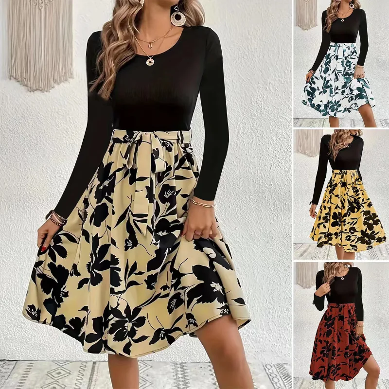 Fashion Woman Blouses 2023 Floral Dress Long Sleeve O-Neck Club Party A-Line Young Stylestreetwear Plant Flowers Dresses
Fashion Woman Blouses 2023 Floral Dress Long Sleeve O-Neck Club Party A-Line Young Stylestreetwear Plant Flowers Dresses
