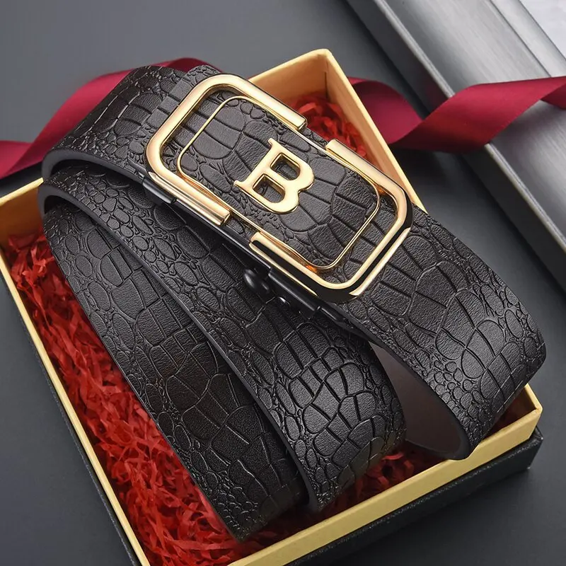 New Fashion Men's Automatic Buckle Crocodile Pattern Belt With Casual Business Belt To Give Father And Boyfriend Gifts
New Fashion Men's Automatic Buckle Crocodile Pattern Belt With Casual Business Belt To Give Father And Boyfriend Gifts