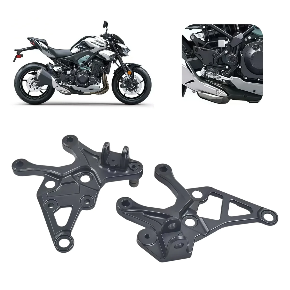 Motorbike Pedal Brackets for Kawasaki Z900 Before the Pedal Support 2017 2018 2019 2020 2021 2022 2023 Front Pedal Brackets
Motorbike Pedal Brackets for Kawasaki Z900 Before the Pedal Support 2017 2018 2019 2020 2021 2022 2023 Front Pedal Brackets