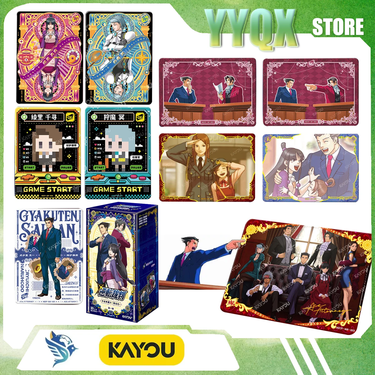 KAYOU 2026 New Ace Attorney Collectible Cards Peripherals Cartoon Animationanime Figurines Surprise Gifts Cute
KAYOU 2026 New Ace Attorney Collectible Cards Peripherals Cartoon Animationanime Figurines Surprise Gifts Cute