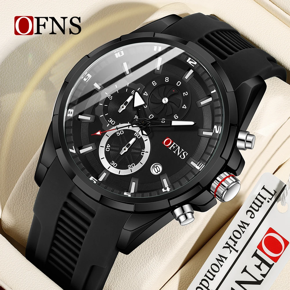 OFNS 8025 Fashion Men's Watch Multi functional Six needle Three eye Timing Waterproof Calendar Luxury Business Men's Watch
OFNS 8025 Fashion Men's Watch Multi functional Six needle Three eye Timing Waterproof Calendar Luxury Business Men's Watch