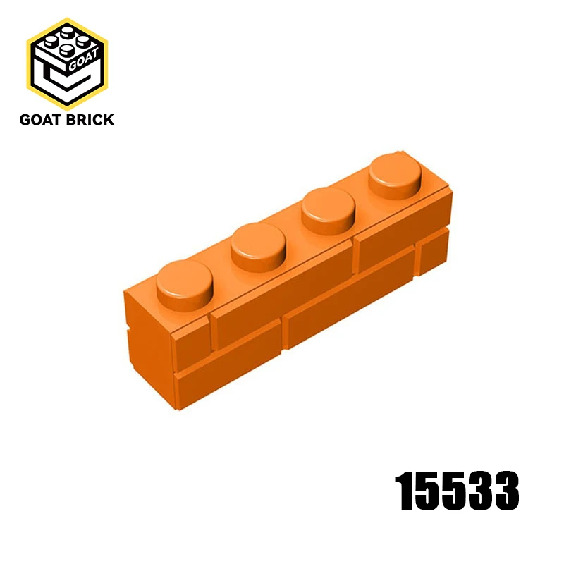 MOC Compatible Assembles Particles 15533 Brick Special 1 x 4 with Masonry Brick Profile Building Block Parts DIY Educational Toy
MOC Compatible Assembles Particles 15533 Brick Special 1 x 4 with Masonry Brick Profile Building Block Parts DIY Educational Toy