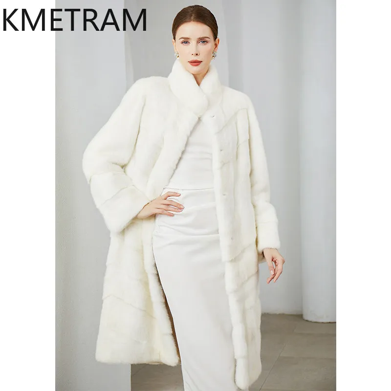 Куртка KMETRAM из 100% натурального меха норки, фиолетовый бархат, с воротником-стойкой, белая, женская, зимняя, 2026
Куртка KMETRAM из 100% натурального меха норки, фиолетовый бархат, с воротником-стойкой, белая, женская, зимняя, 2026