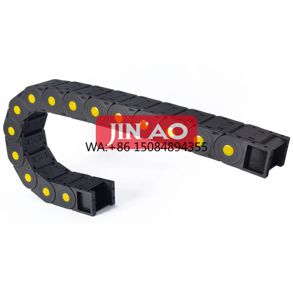 Moving Machine Plastic Cable Drag Chain Flexible Cable Carrier Chain Nylon Energy Chain
Moving Machine Plastic Cable Drag Chain Flexible Cable Carrier Chain Nylon Energy Chain