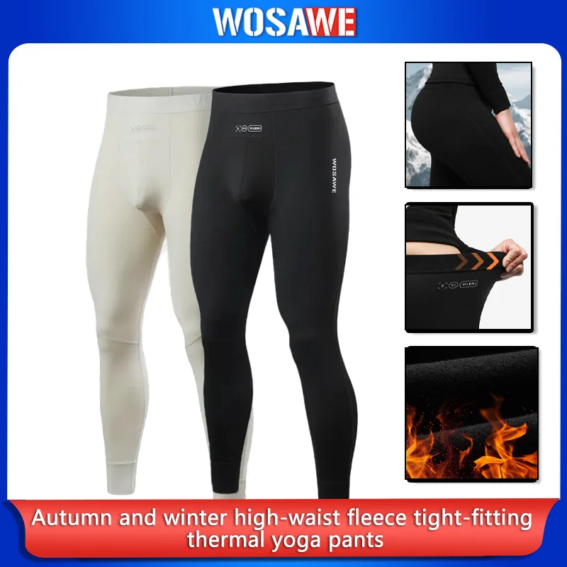WOSAWE Autumn Winter High Waist Fleece Tight Thermals Yoga Pants Running Cycling Casual Workout Fitness Sport Yoga Pants
WOSAWE Autumn Winter High Waist Fleece Tight Thermals Yoga Pants Running Cycling Casual Workout Fitness Sport Yoga Pants