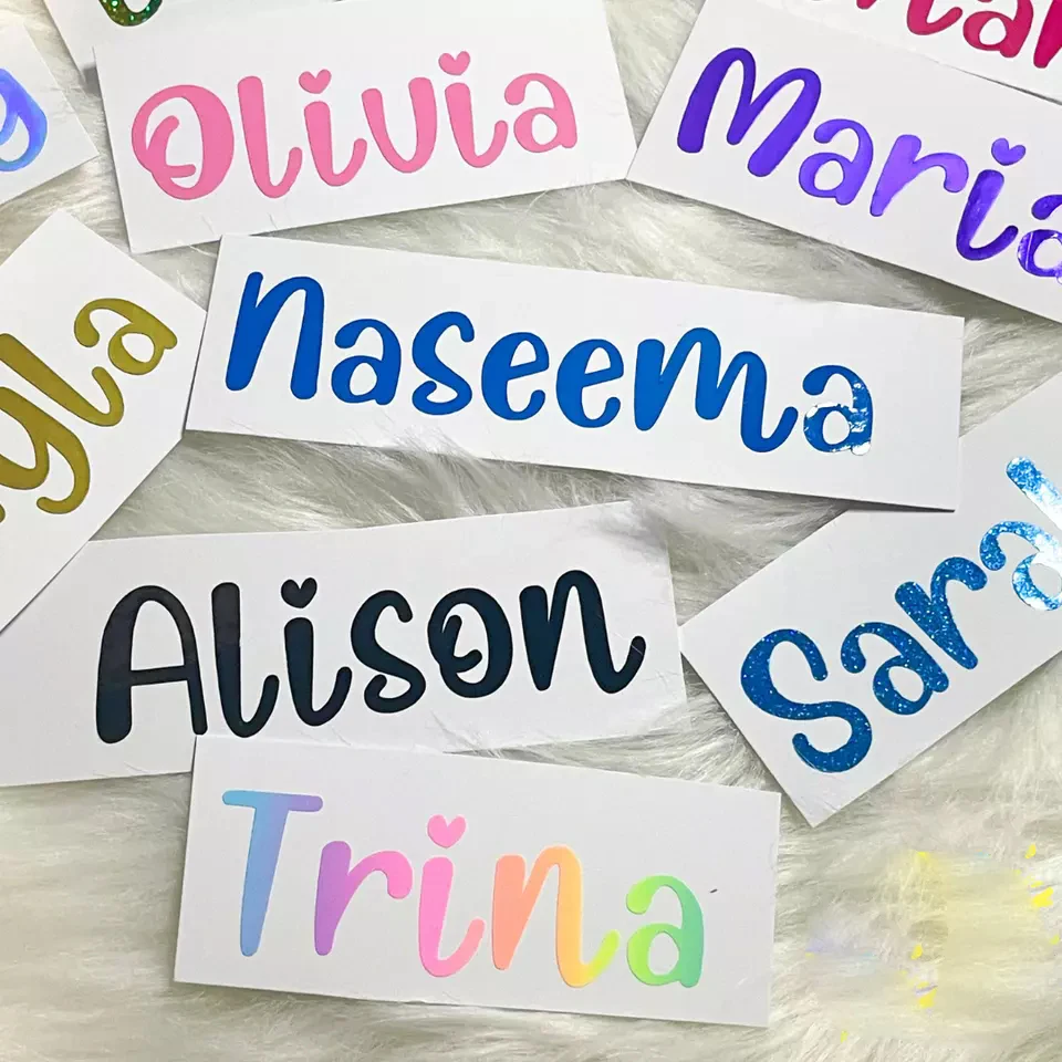 Custom Name Stickers for Kids - Waterproof School Supplies, Durable Labels for Bottles/Lunchboxes
Custom Name Stickers for Kids - Waterproof School Supplies, Durable Labels for Bottles/Lunchboxes