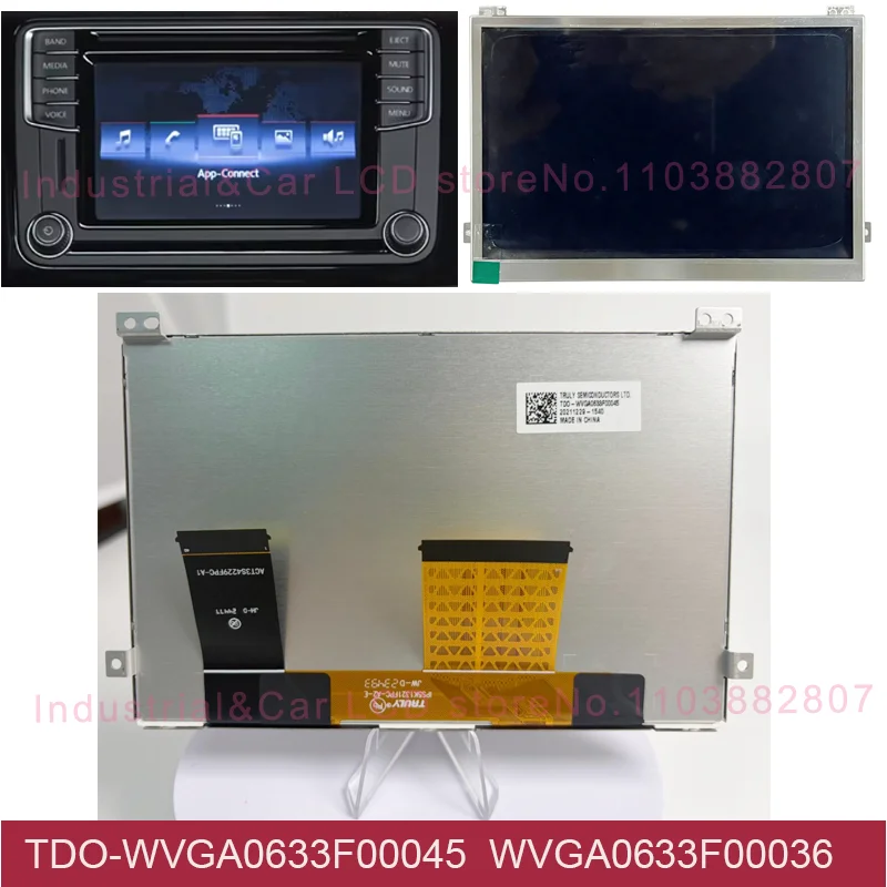 Новый 6,5-дюймовый ЖК-дисплей с сенсорным экраном TDO-WVGA0633F00039 TDO-WVGA0633F00045 для VWMIB200 Mib200m Mibh 682C, центральный ЖК-дисплей управления
Новый 6,5-дюймовый ЖК-дисплей с сенсорным экраном TDO-WVGA0633F00039 TDO-WVGA0633F00045 для VWMIB200 Mib200m Mibh 682C, центральный ЖК-дисплей управления