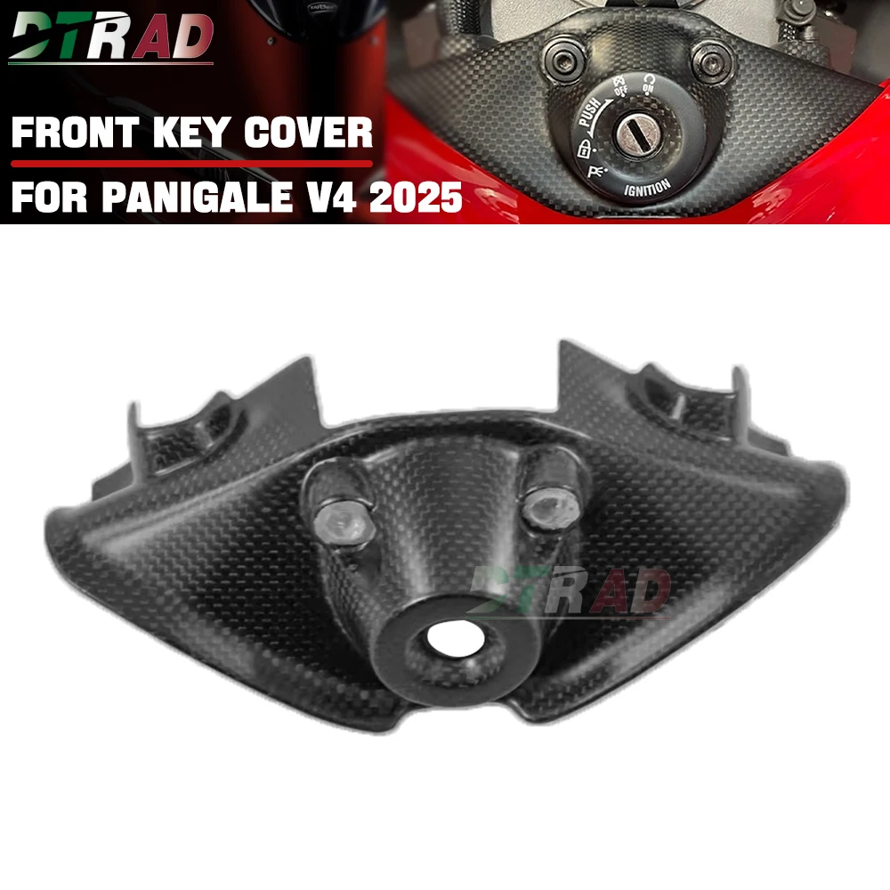 For DUCATI Panigale V4 V4S 2025 Carbon Fiber Front Key Ignition Cover Switch Covers Cap Protection Fairing Motorcycle Modified
For DUCATI Panigale V4 V4S 2025 Carbon Fiber Front Key Ignition Cover Switch Covers Cap Protection Fairing Motorcycle Modified