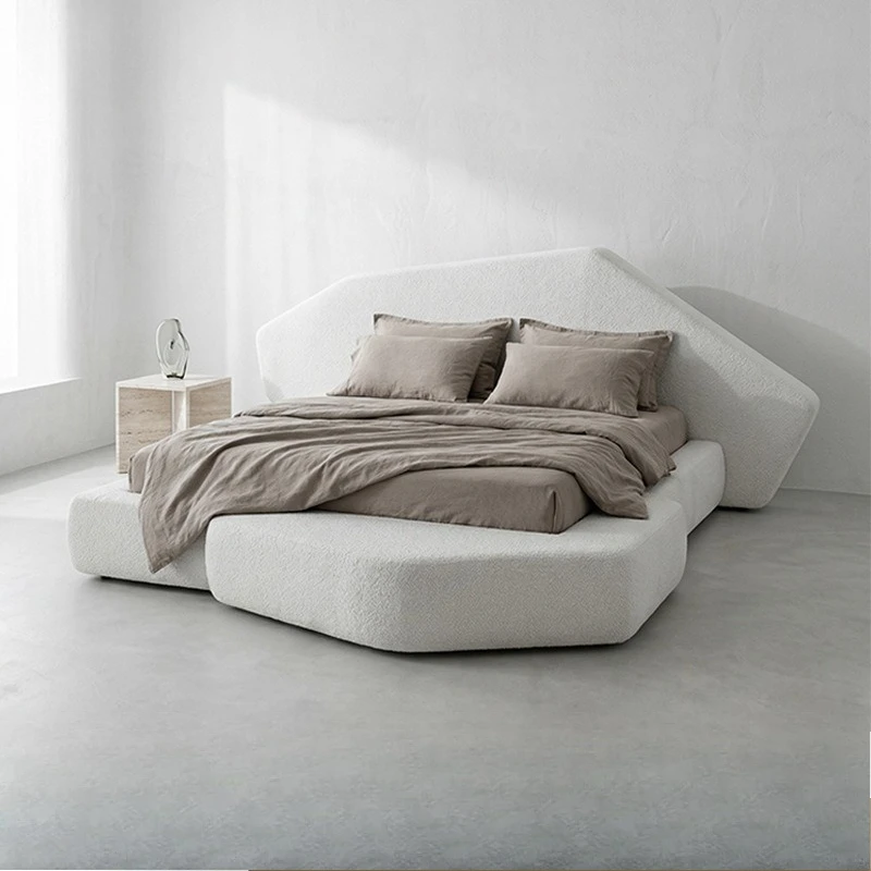 Italian light luxury master bedroom double rock bed high-end atmospheric fabric modern simple wabi sandy wind 1.8 meters fabric
Italian light luxury master bedroom double rock bed high-end atmospheric fabric modern simple wabi sandy wind 1.8 meters fabric