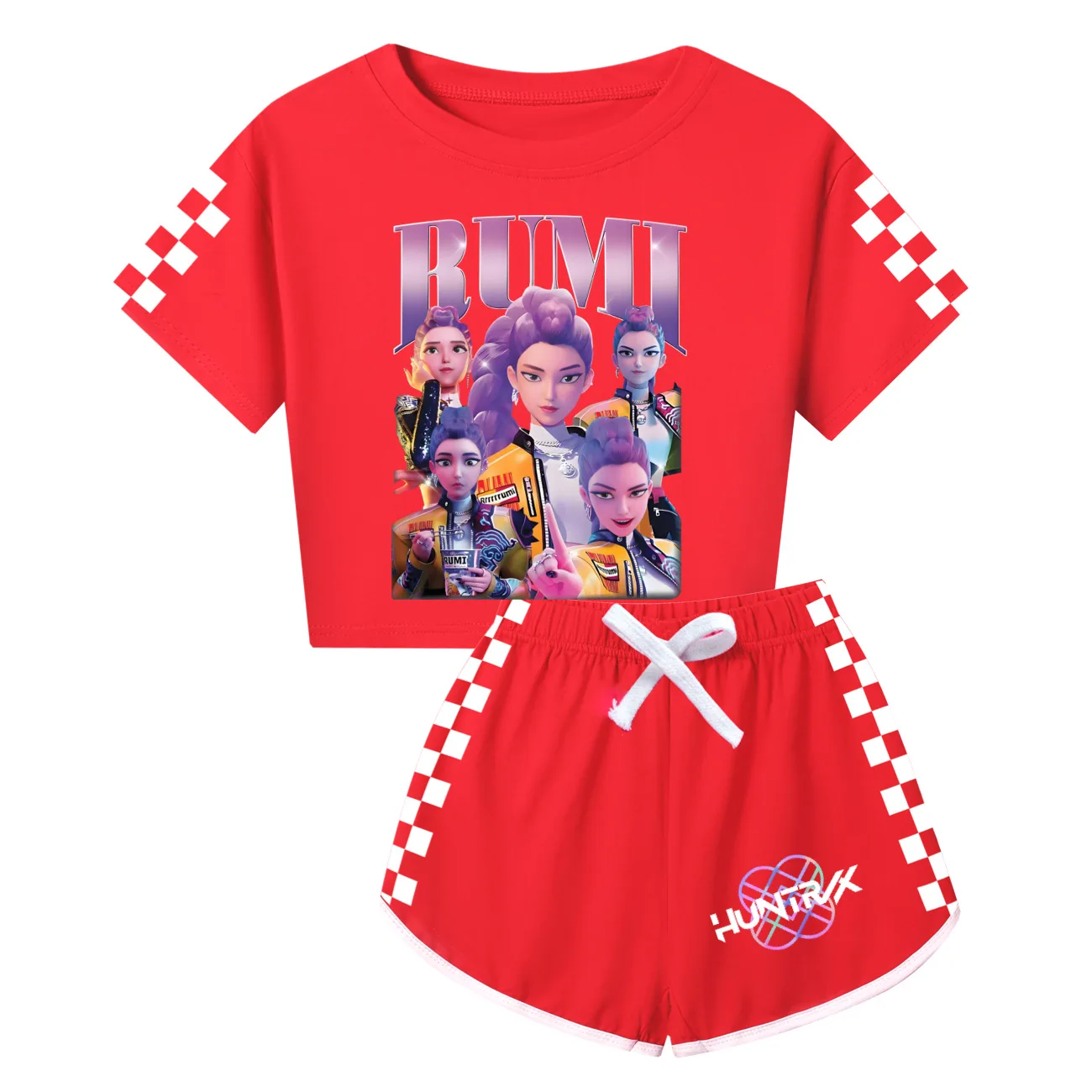 Summer KPop Demon Hunters Huntrix Princess Kids Clothes Girl's Casual Tops Teens Short-sleeved T-shirt Children Clothing 4996
Summer KPop Demon Hunters Huntrix Princess Kids Clothes Girl's Casual Tops Teens Short-sleeved T-shirt Children Clothing 4996