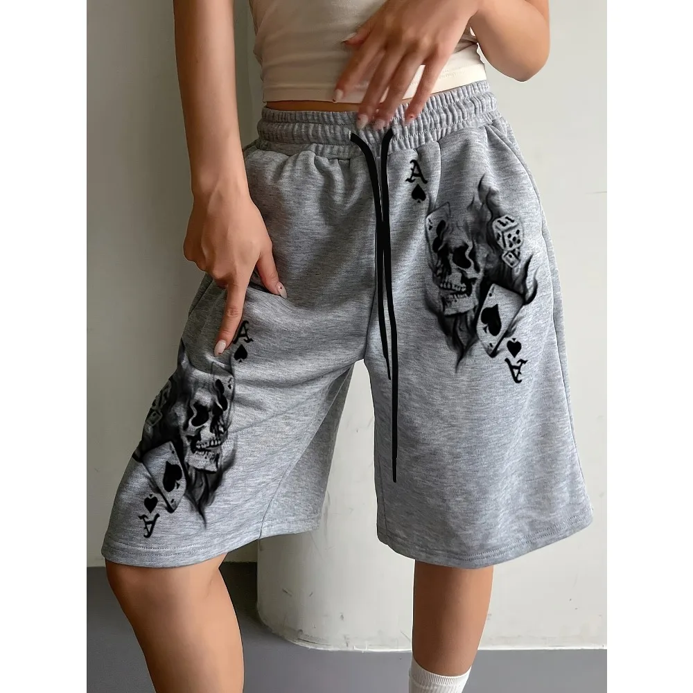 Skeleton Gothic printed men's fitness shorts summer new casual fitness shorts suitable for both men and women
Skeleton Gothic printed men's fitness shorts summer new casual fitness shorts suitable for both men and women