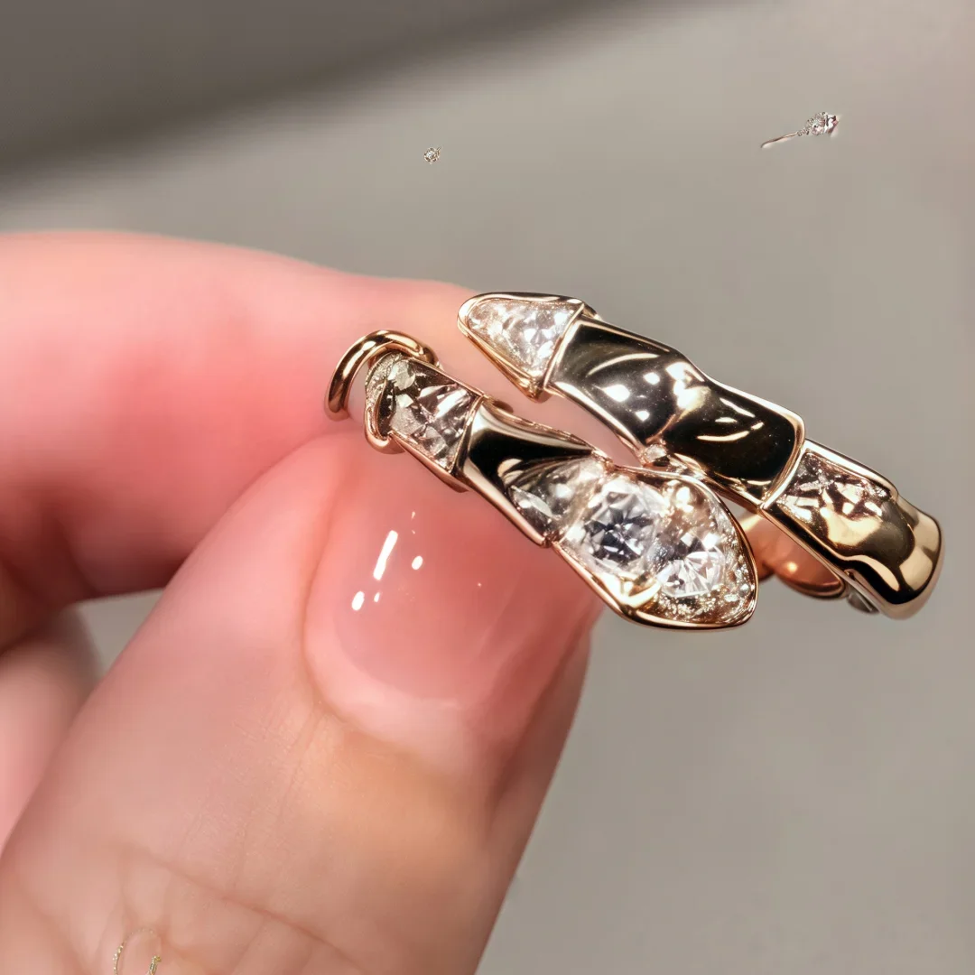 Sleek Sterling Silver Serpent Ring with Moissanite Eye | Minimalist Snake Jewelry for Lucky Daily Wear
Sleek Sterling Silver Serpent Ring with Moissanite Eye | Minimalist Snake Jewelry for Lucky Daily Wear
