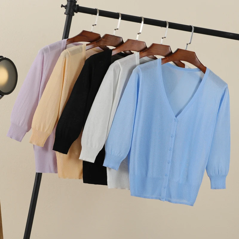 Basic Outerwear Summer Cardigan Women Girls Knitted Ladies Sweaters Cropped Crochet Top Knitwear Black Bolero Woman Jersey Tops
Basic Outerwear Summer Cardigan Women Girls Knitted Ladies Sweaters Cropped Crochet Top Knitwear Black Bolero Woman Jersey Tops