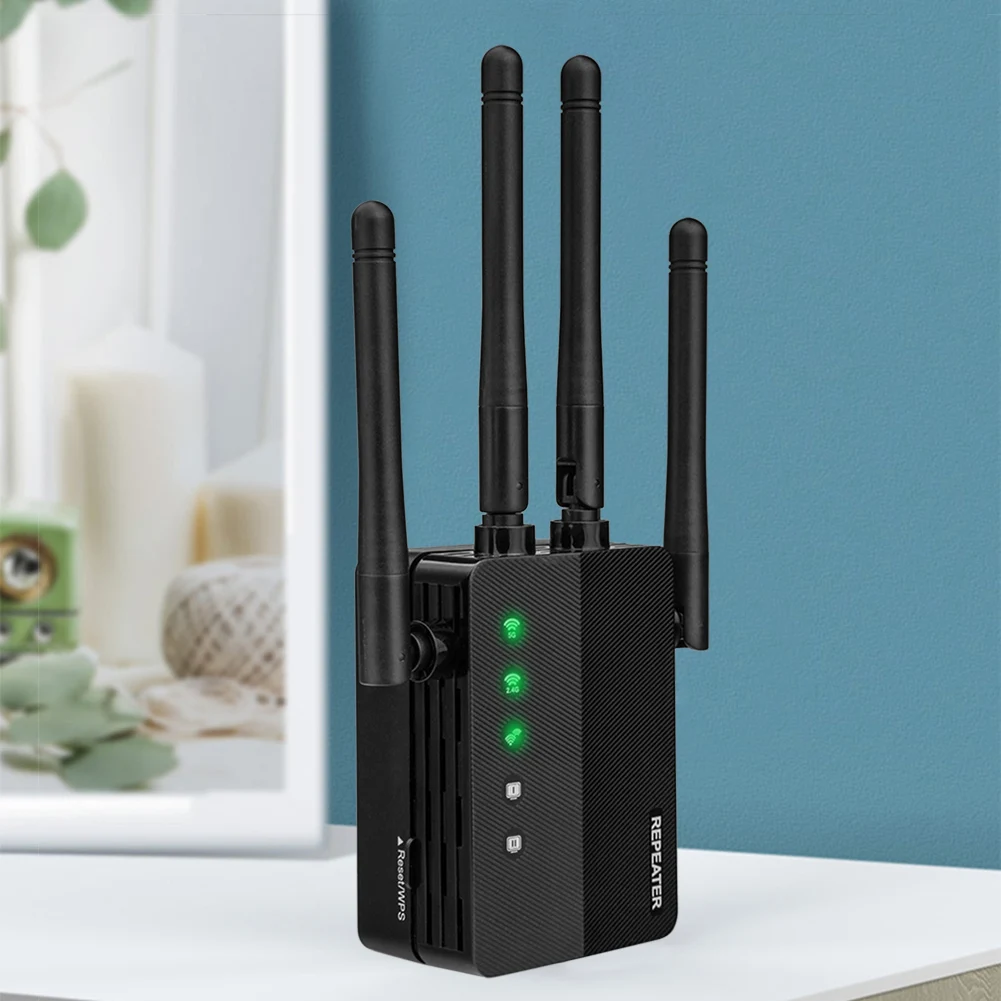 WLAN повторитель 1200 Мбит/с Wi-Fi удлинитель усилитель сигнала двухдиапазонный 2,4G 5,8G 4 внешние антенны поддержка передачи на большие расстояния
WLAN повторитель 1200 Мбит/с Wi-Fi удлинитель усилитель сигнала двухдиапазонный 2,4G 5,8G 4 внешние антенны поддержка передачи на большие расстояния