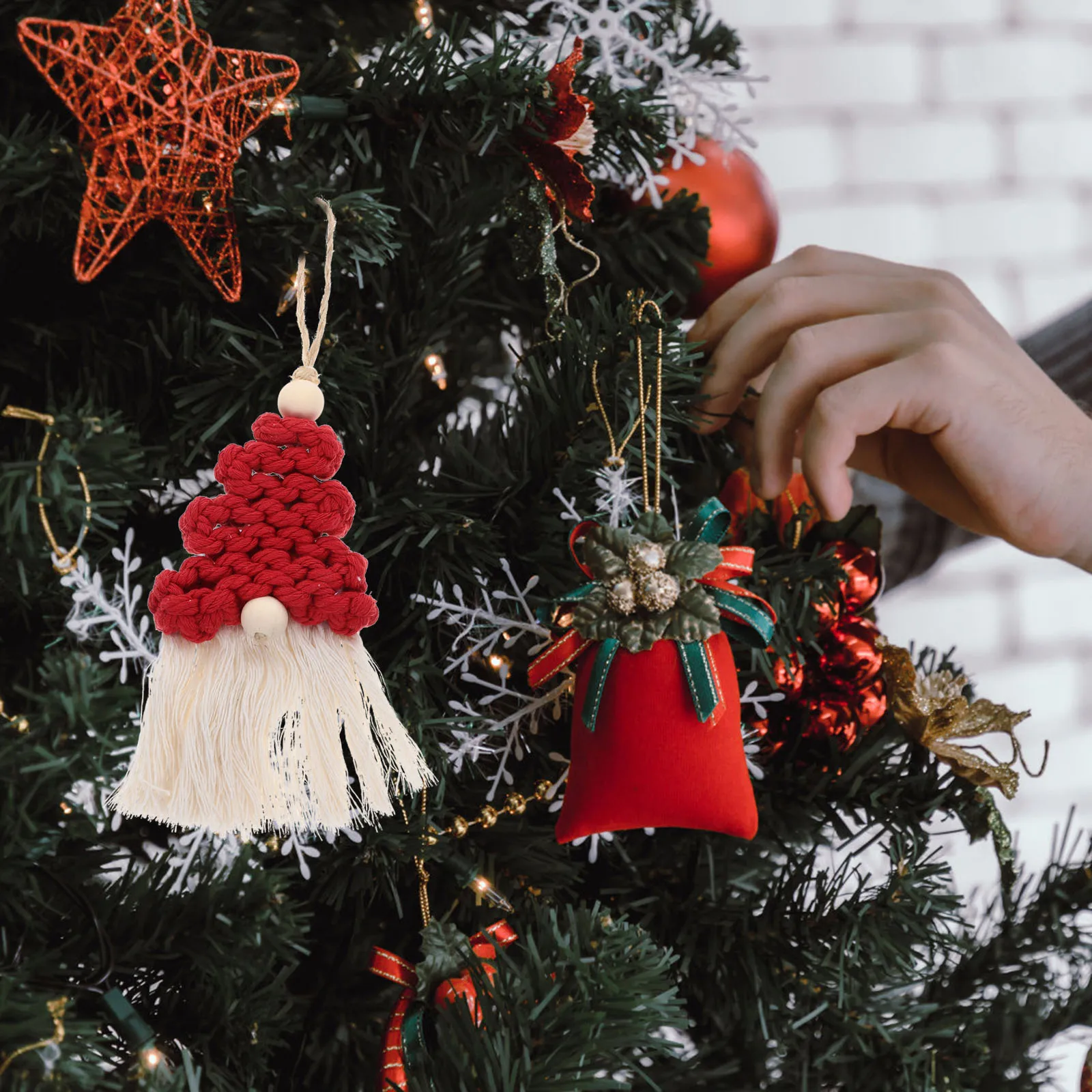3pcs Christmas Tree Ornaments Handmade Creative Hanging Decorations for Xmas Festival Party Straw Pendant Reusable
3pcs Christmas Tree Ornaments Handmade Creative Hanging Decorations for Xmas Festival Party Straw Pendant Reusable