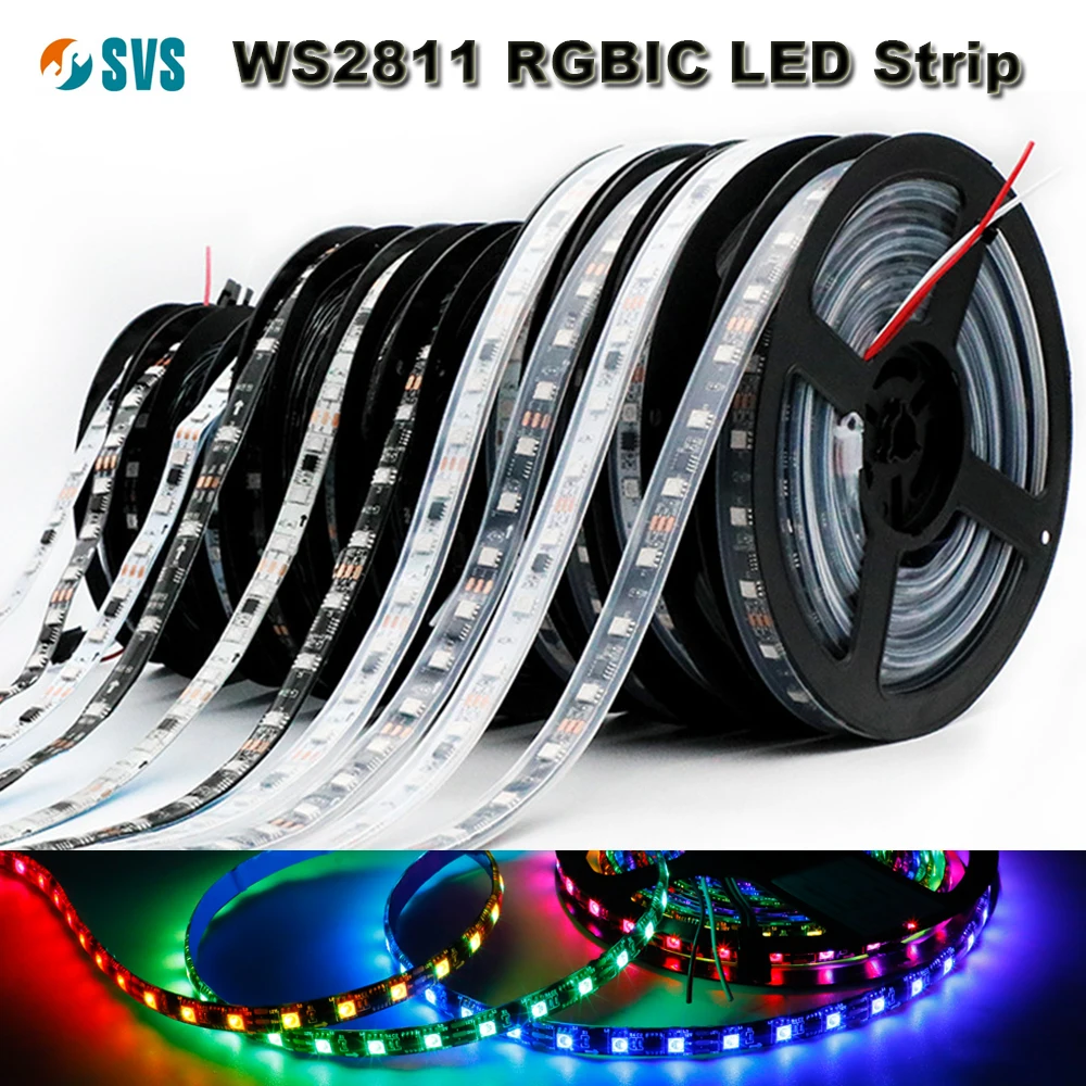 DC12V/24V WS2811 RGBIC 5050 SMD Адресная 30 48 60 72 84 Светодиодная внешняя 1 IC Control 3 светодиода Smart Pixel Светодиодная лента
DC12V/24V WS2811 RGBIC 5050 SMD Адресная 30 48 60 72 84 Светодиодная внешняя 1 IC Control 3 светодиода Smart Pixel Светодиодная лента