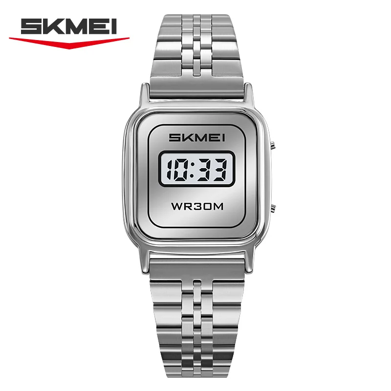 SKMEI 2589 New Model Women's Digital Sports Waterproof Bracelet Clock Watch Luxury Stainless Steel Strap Led Time Montre femme
SKMEI 2589 New Model Women's Digital Sports Waterproof Bracelet Clock Watch Luxury Stainless Steel Strap Led Time Montre femme