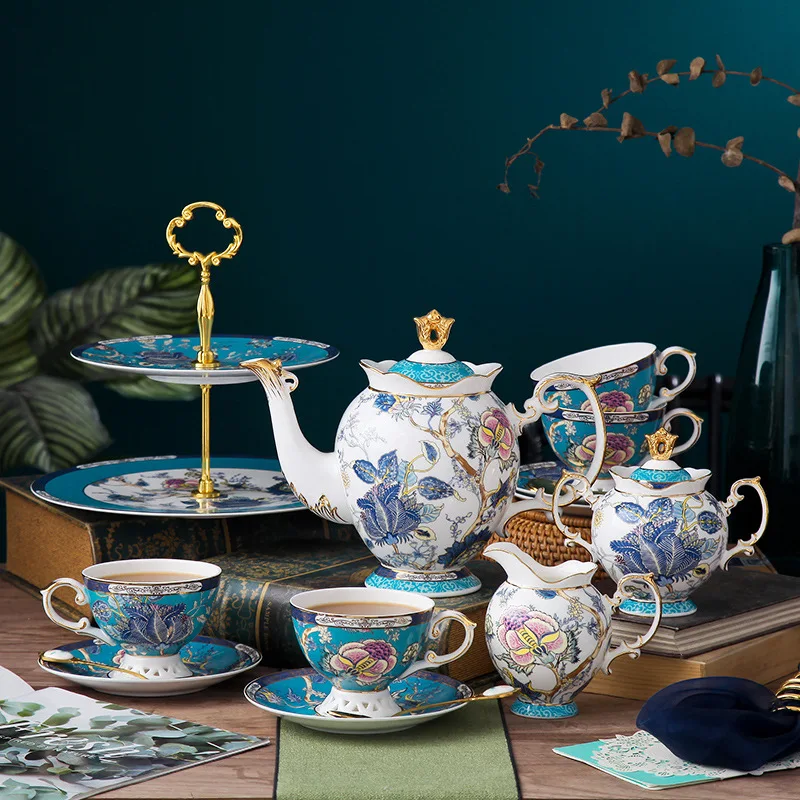 Hxl bone china water set gift box coffee cup and saucer afternoon tea set for home
Hxl bone china water set gift box coffee cup and saucer afternoon tea set for home