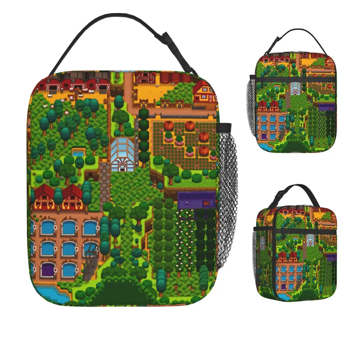 Термосумка-ланчбокс в стиле ретро с принтом Stardew Valley Game Forest Farm Layout для девочек, дорожная сумка-холодильник на молнии, термосумка-тоут
Термосумка-ланчбокс в стиле ретро с принтом Stardew Valley Game Forest Farm Layout для девочек, дорожная сумка-холодильник на молнии, термосумка-тоут