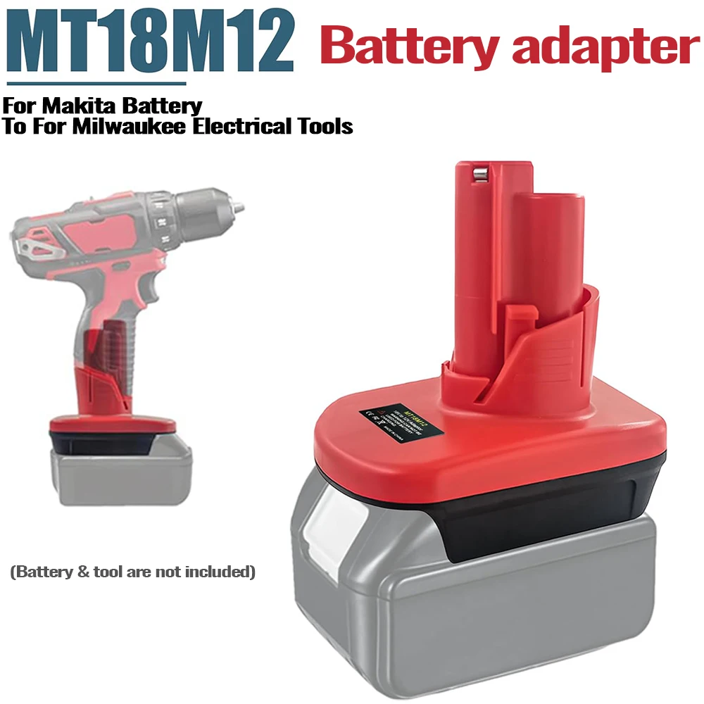 MT18M12 Battery Adapter Converter For Makita 18V Li-Ion Battery To For Milwaukee 12V Li-ion Battery Electrical Tools Use
MT18M12 Battery Adapter Converter For Makita 18V Li-Ion Battery To For Milwaukee 12V Li-ion Battery Electrical Tools Use