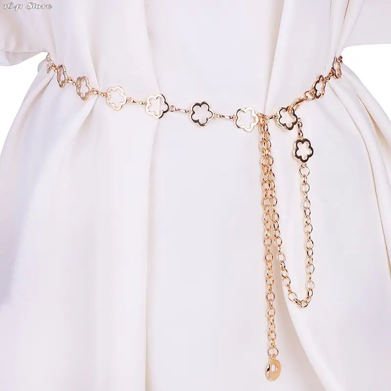 NEW Fashion Metal Hollow Flower Waist Chain For Women Dress Shirt Suit Decoration Belts Body Chain Metal Women Belt
NEW Fashion Metal Hollow Flower Waist Chain For Women Dress Shirt Suit Decoration Belts Body Chain Metal Women Belt