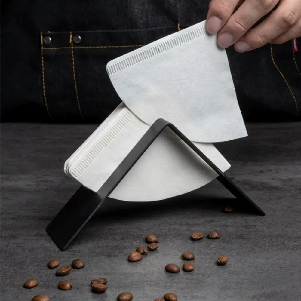 Filter Paper Holder Broken Resistant Stainless Steel Waterproof Coffee Filter Paper Storage Rack for Café Coffee Accessories
Filter Paper Holder Broken Resistant Stainless Steel Waterproof Coffee Filter Paper Storage Rack for Café Coffee Accessories