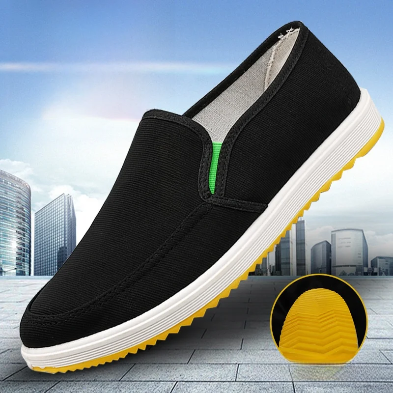 Affordable Flat Bottom Kitchen Chef Beans Shoes Men's Beijing Cloth Shoes Single Shoes Anti-slip Board Shoes Running Shoes
Affordable Flat Bottom Kitchen Chef Beans Shoes Men's Beijing Cloth Shoes Single Shoes Anti-slip Board Shoes Running Shoes