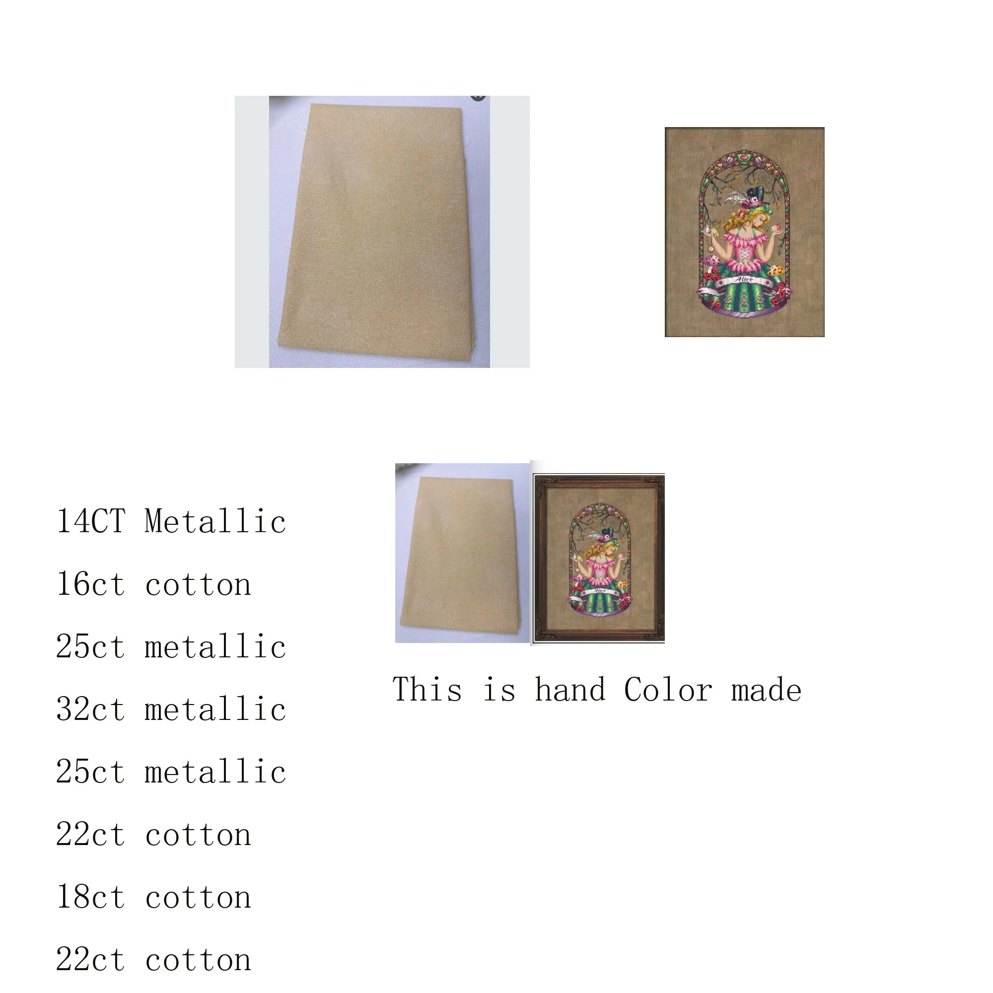 Cross Stitch Kits, Embroidery, Cotton Thread, DIY, Autumn, Fairy Lady, Aida Fabric,-BF Alice HAND color aida
Cross Stitch Kits, Embroidery, Cotton Thread, DIY, Autumn, Fairy Lady, Aida Fabric,-BF Alice HAND color aida