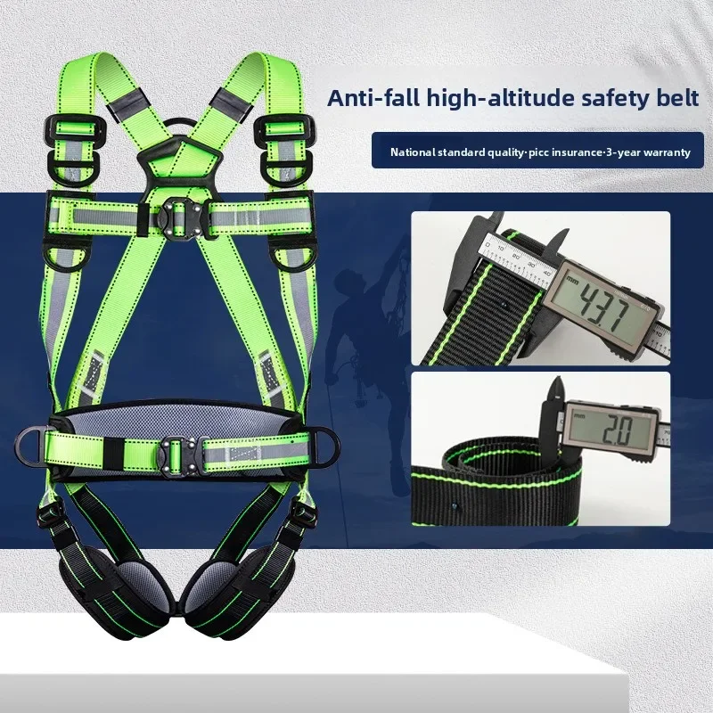 High Altitude Work Safety Harness Full Body Five-point Safety Belt Outdoor Climbing Training Construction Protective Equipment
High Altitude Work Safety Harness Full Body Five-point Safety Belt Outdoor Climbing Training Construction Protective Equipment