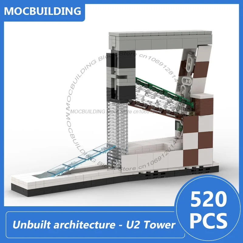 Unbuilt architecture - U2 Tower Model Moc Building Blocks Diy Assemble Bricks Collection Creative Architecture Toys Gifts 520PCS
Unbuilt architecture - U2 Tower Model Moc Building Blocks Diy Assemble Bricks Collection Creative Architecture Toys Gifts 520PCS