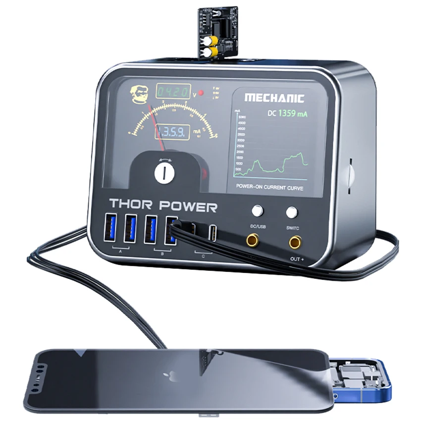 MECHANIC Thor Power Adjustable DC Regulated Power Supply Expansion Interface Intelligent IoT Digital Diagnostic Power Supply
MECHANIC Thor Power Adjustable DC Regulated Power Supply Expansion Interface Intelligent IoT Digital Diagnostic Power Supply