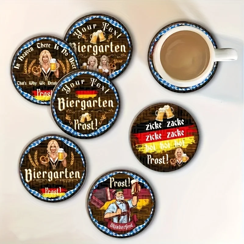 6/12pcs Artistic Beef Festival 2D Wooden Coasters Set for Kitchen Or Terrace Decor Festive Gift for Friends - Unique Room Decor
6/12pcs Artistic Beef Festival 2D Wooden Coasters Set for Kitchen Or Terrace Decor Festive Gift for Friends - Unique Room Decor