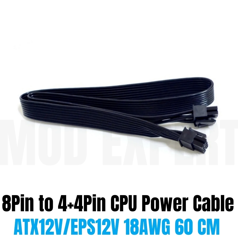 EPS/ATX12V 4+4 CPU Power Cable for Corsair CX430 CX450 CX500 CX550 CX600 CX650 CX750 TYPE 3 CX-M Modular Power Supply 60CM 18AWG
EPS/ATX12V 4+4 CPU Power Cable for Corsair CX430 CX450 CX500 CX550 CX600 CX650 CX750 TYPE 3 CX-M Modular Power Supply 60CM 18AWG