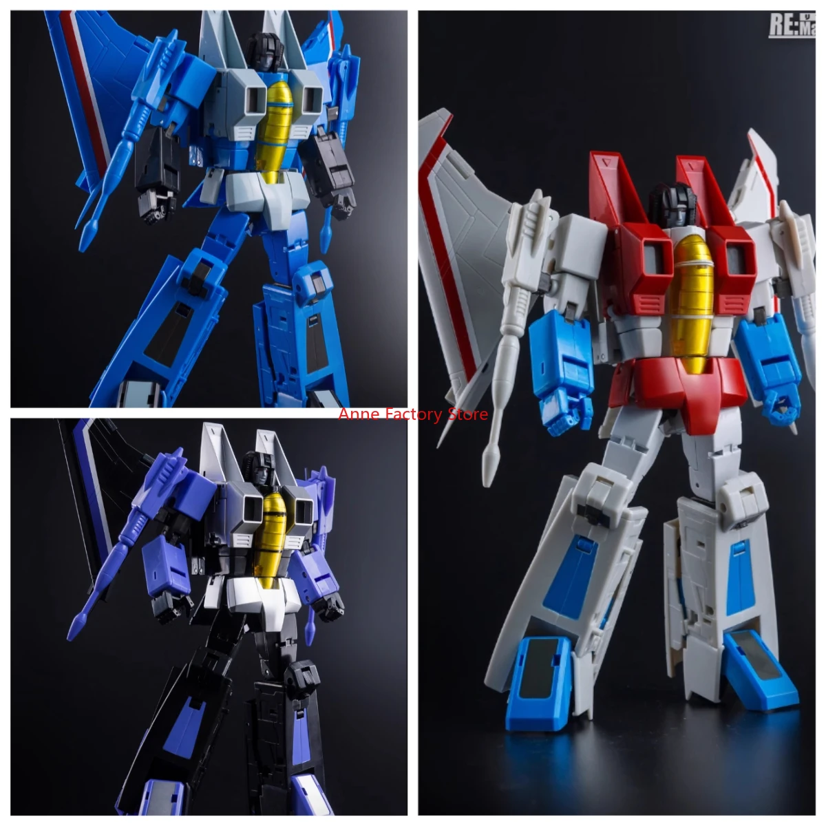 In stock Deformed toys MT RM-EX11 Star Rotary RM-13 Meteor Thundercracker Lighting RM-12 SkyCrom G1 Skywarp
In stock Deformed toys MT RM-EX11 Star Rotary RM-13 Meteor Thundercracker Lighting RM-12 SkyCrom G1 Skywarp